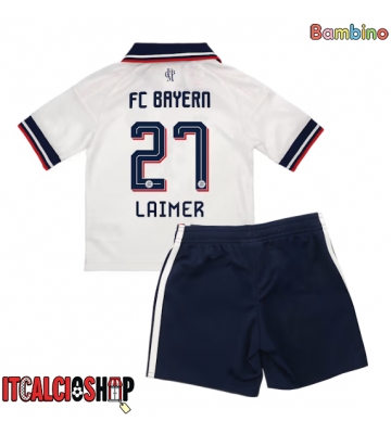 Bayern Munich Konrad Laimer #27 Seconda Maglia Bambino 2026-27 Manica Corta (+ Pantaloni corti)